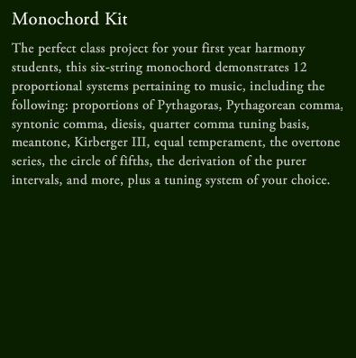 Monochord Kit