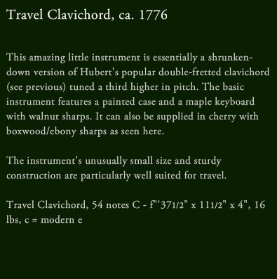 Travel Clavichord